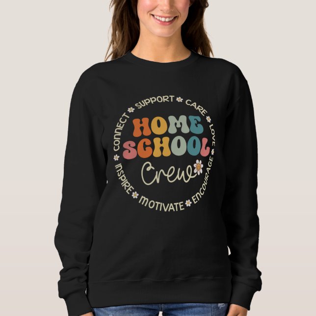 Homeschool Crew Appreciation Week Back to School T Shirt (Framsida)