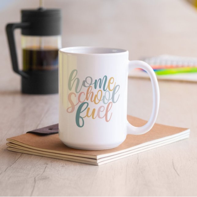 Homeschool Fuel Funny Homeschoolers Coffee Mugg (Skapare uppladdad)