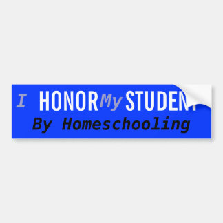 Homeschool hederstudent bildekal