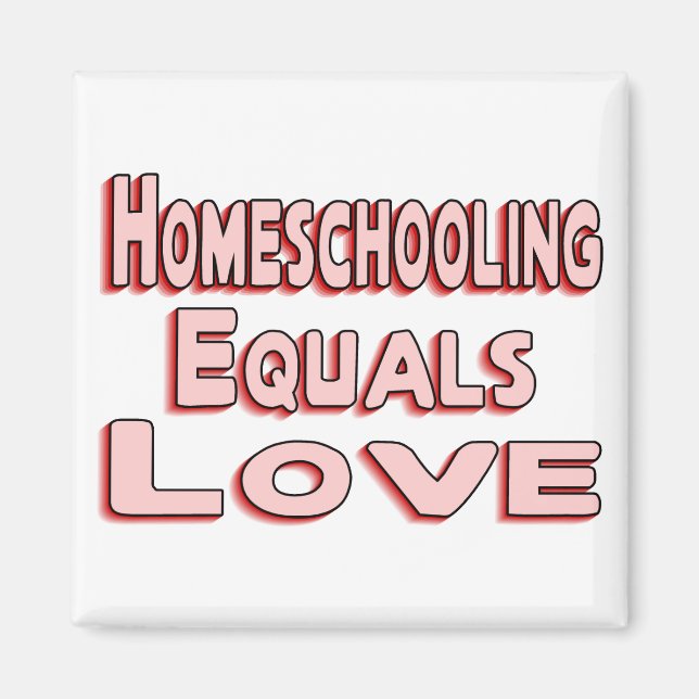 Homeschool Kärlek Magnet (Framsidan)