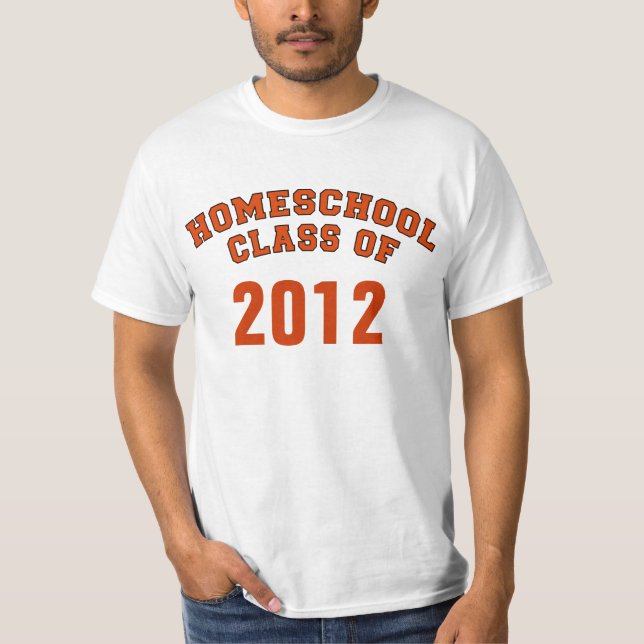 Homeschool klassificerar av anpassadeårstshirten t-shirt (Framsida)