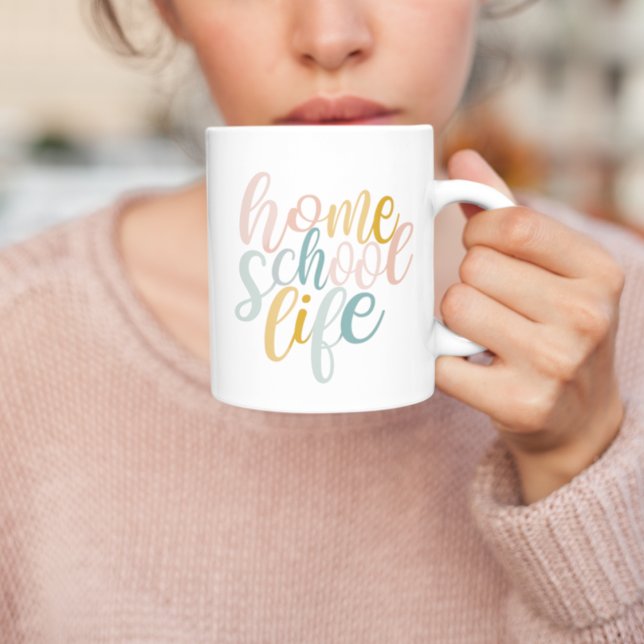Homeschool Life Namnteckning Kaffemugg (Skapare uppladdad)