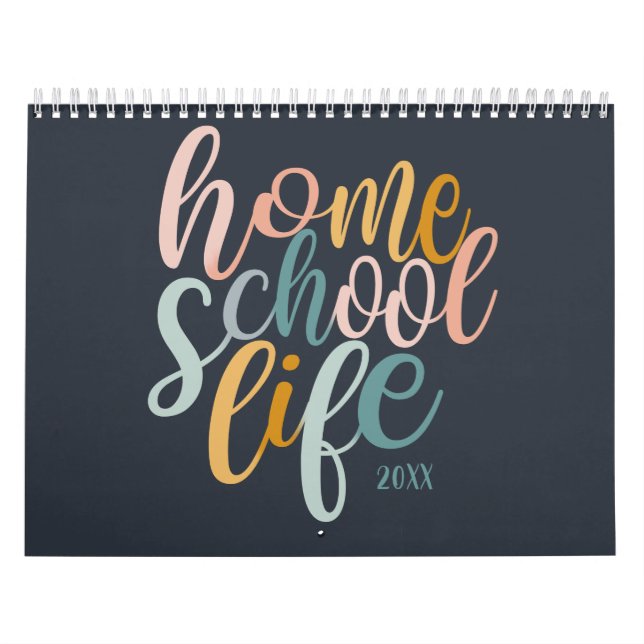 Homeschool Life Söt Citat 2024 Kalender (Omslag)