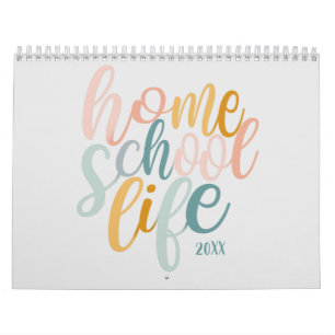 Homeschool Life Söt Citat alt 2024-kalender Kalender