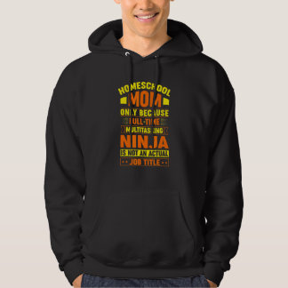 Homeschool mamma bara för att fulltid multitasking hoodie