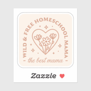 Homeschool mamma, den bästa mamman och de bästa of klistermärken