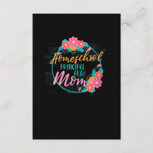 Homeschool Mamma Gift Funny Hemskola för kvinnor Tilläggskort