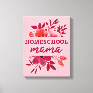 Homeschool Mamma I Canvastryck