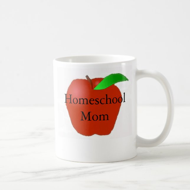 Homeschool mamma med Apple Kaffemugg (Höger)