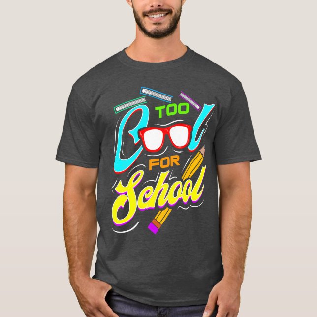 Homeschool Mamma Motherachingeacher roligt T Shirt (Framsida)