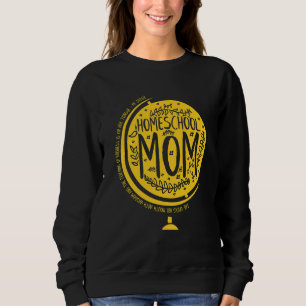 Homeschool Mamma öppnar munnen med Wisdom Hom T Shirt