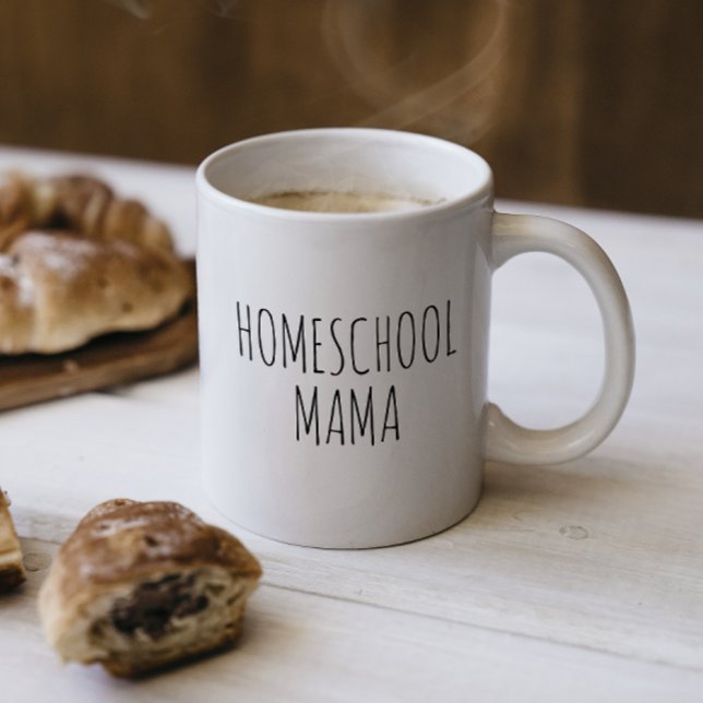 "Homeschool Mamma" RAE DUNN inspirerad Kaffemugg (Skapare uppladdad)