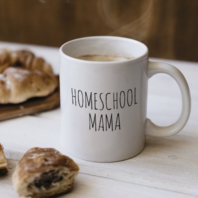 "Homeschool Mamma" RAE DUNN inspirerad Kaffemugg (Skapare uppladdad)