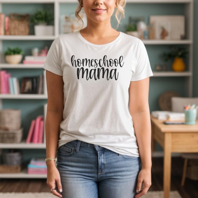 Homeschool Mamma T Shirt (Skapare uppladdad)