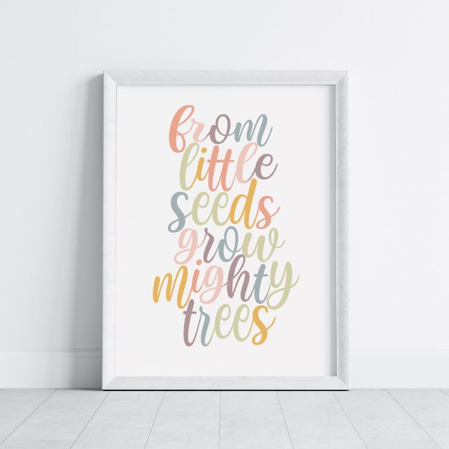 Homeschool Motivering Quote Pastel Färg Art Poster (Skapare uppladdad)