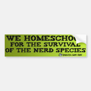 Homeschool Nerds Bildekal