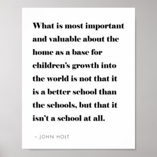 Homeschool Offert Modern Minimalist Poster