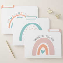 Homeschool Rainbows Collection Personlig Namn