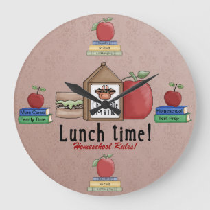 Homeschool Regler Wall Clock Stor Klocka