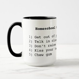 Homeschool reglermugg mugg