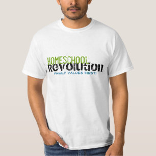 Homeschool Revolution - Familjevärden först! Man T Shirt