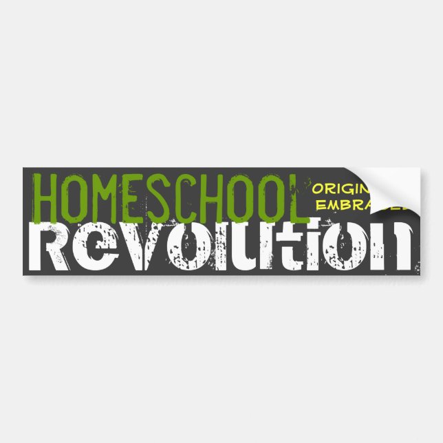 Homeschool revolution - omfamnad Originality Bildekal (Framsidan)