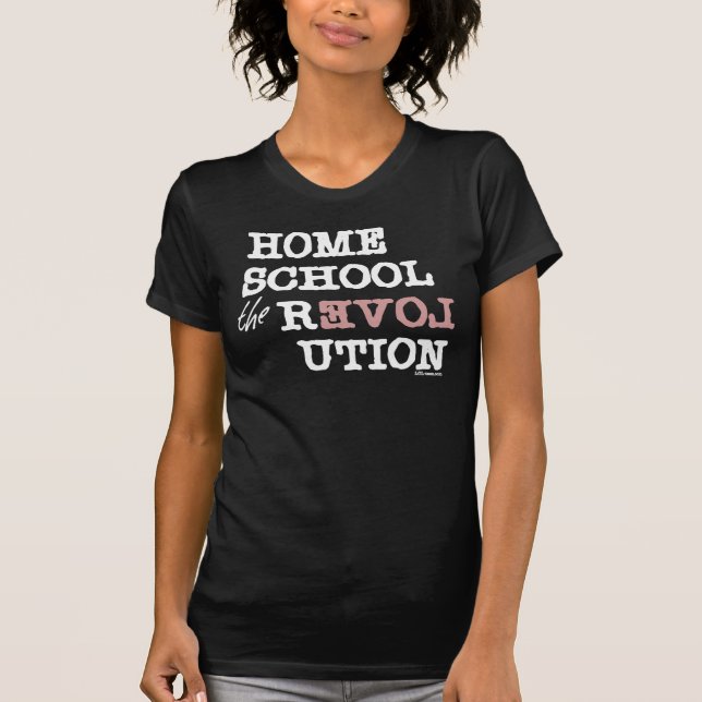 Homeschool revolutionen t-shirt (Framsida)
