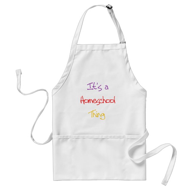 Homeschool sak förkläde (Framsidan)