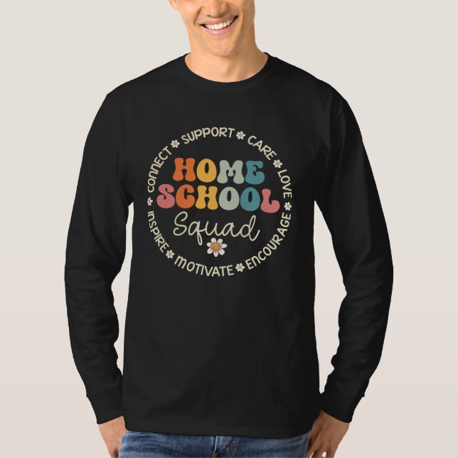 Homeschool Squad Appreciation Week Back to School T Shirt (Framsida)