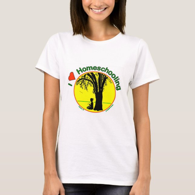 Homeschool T-tröjakvinnor Tee (Framsida)