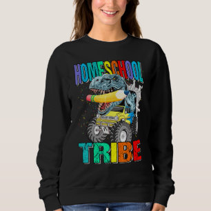 Homeschool Tribe Monster Lastbil Dinosaur T Shirt