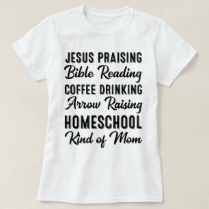 Homeschool Typ av klassiska konversationer i Mamma T Shirt