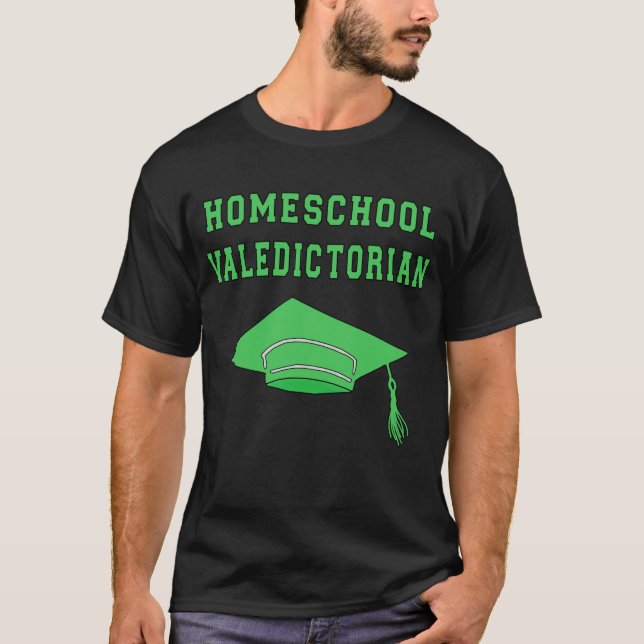 Homeschool Valedictorianprodukter Tee Shirt (Framsida)
