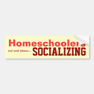 Homeschoolers - umgås klistermärken