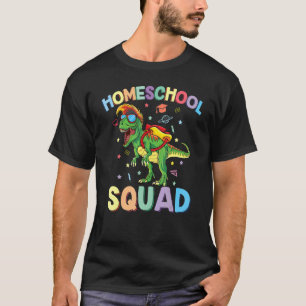 Homeschooling Trex Dinosaur första dagen i School  T Shirt