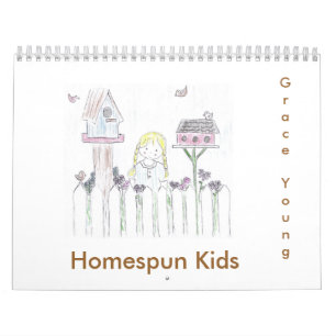 Homespun ungar kalender