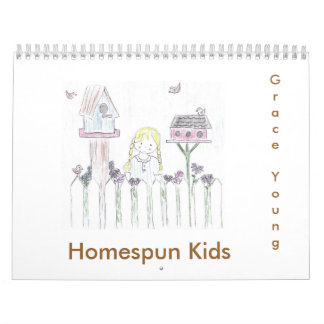 Homespun ungar kalender