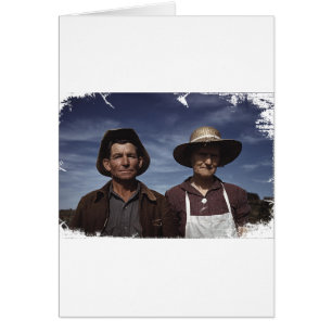 Homestead Farmer & Wife Hälsningskort