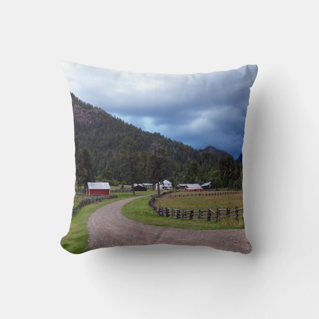 Homestead i Colorado, USA Pillow Kudde (Framsida)