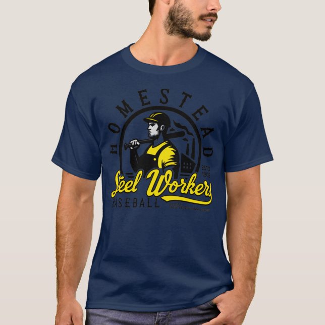 Homestead Steel Workers Baseball - 1905 T Shirt (Framsida)