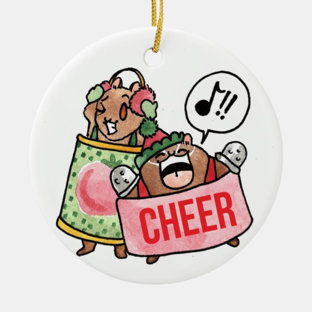 Homestyle och Thimblefist jul Cheer ornament (Framsidan)