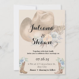 Hometown-Landsbyggsbröllop Julkort