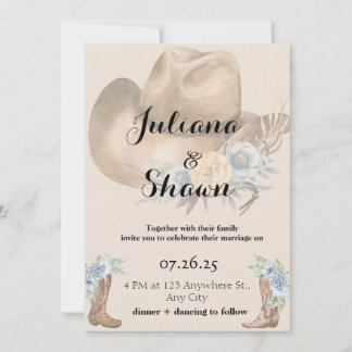 Hometown-Landsbyggsbröllop Julkort