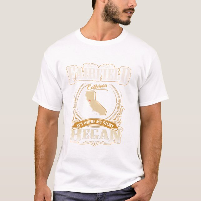 Hometown where MY Story Began T Shirt (Framsida)
