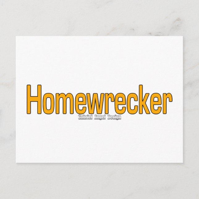 Homewrecker Vykort (Framsida)