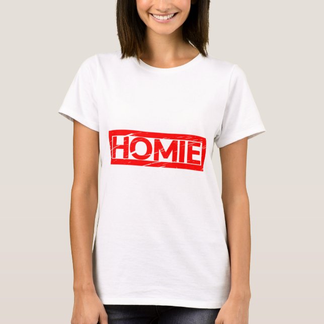 Homie Frimärke T Shirt (Framsida)
