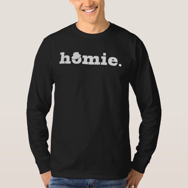 Homie Lowrider hat T Shirt (Framsida)