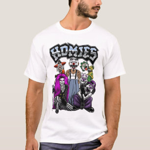 Homies 90-tals Nostalgi Cholo Clowner T Shirt