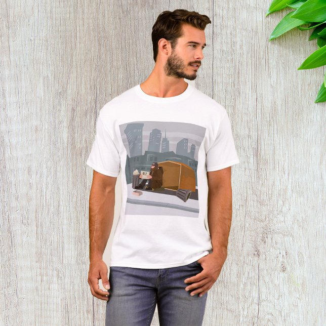 Homless Man T Shirt (Skapare uppladdad)