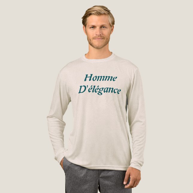 Homme D'élégance T-Shirt (Hel framsida)